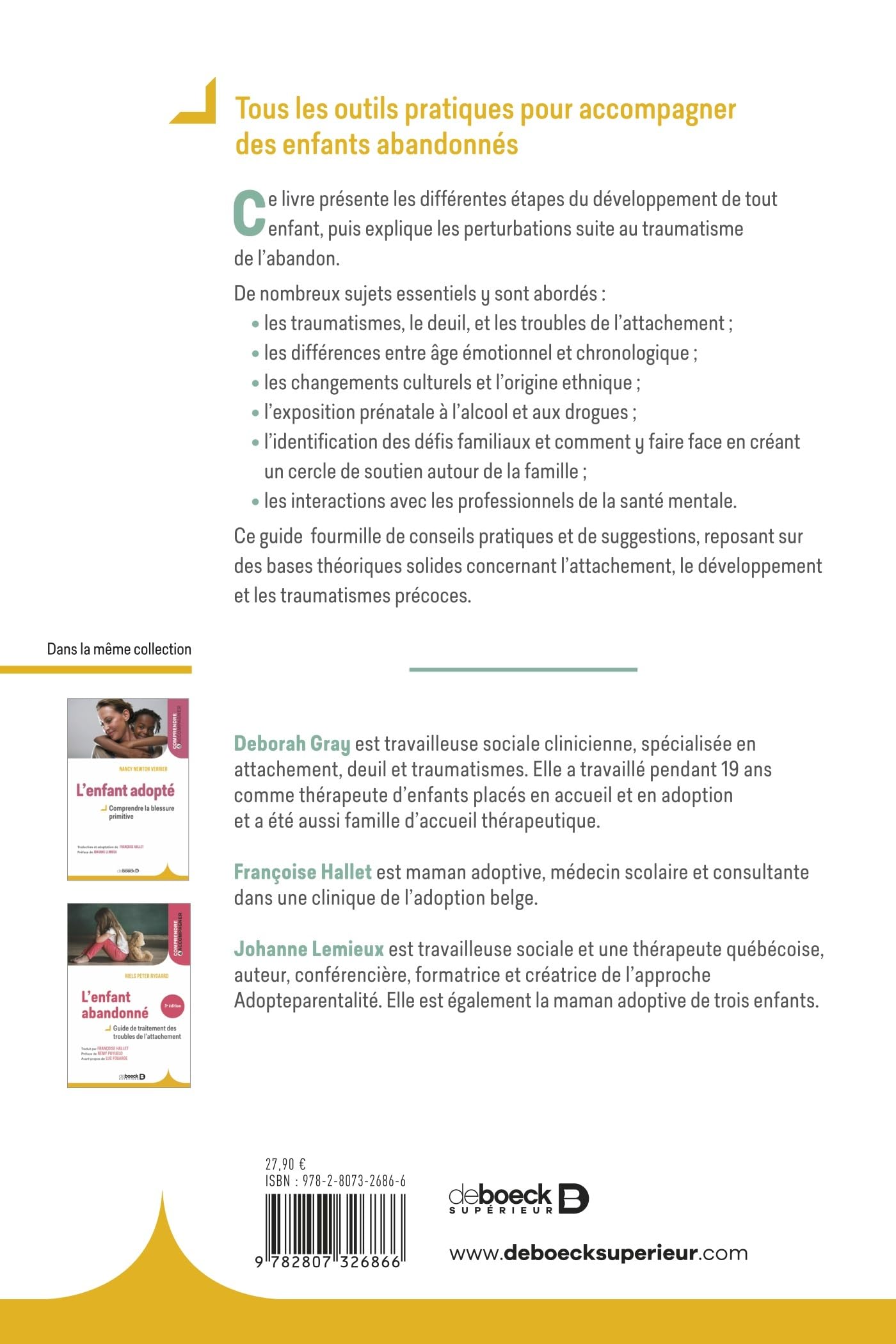 Attachement et adoption: Outils pratiques pour les professionnels et parents