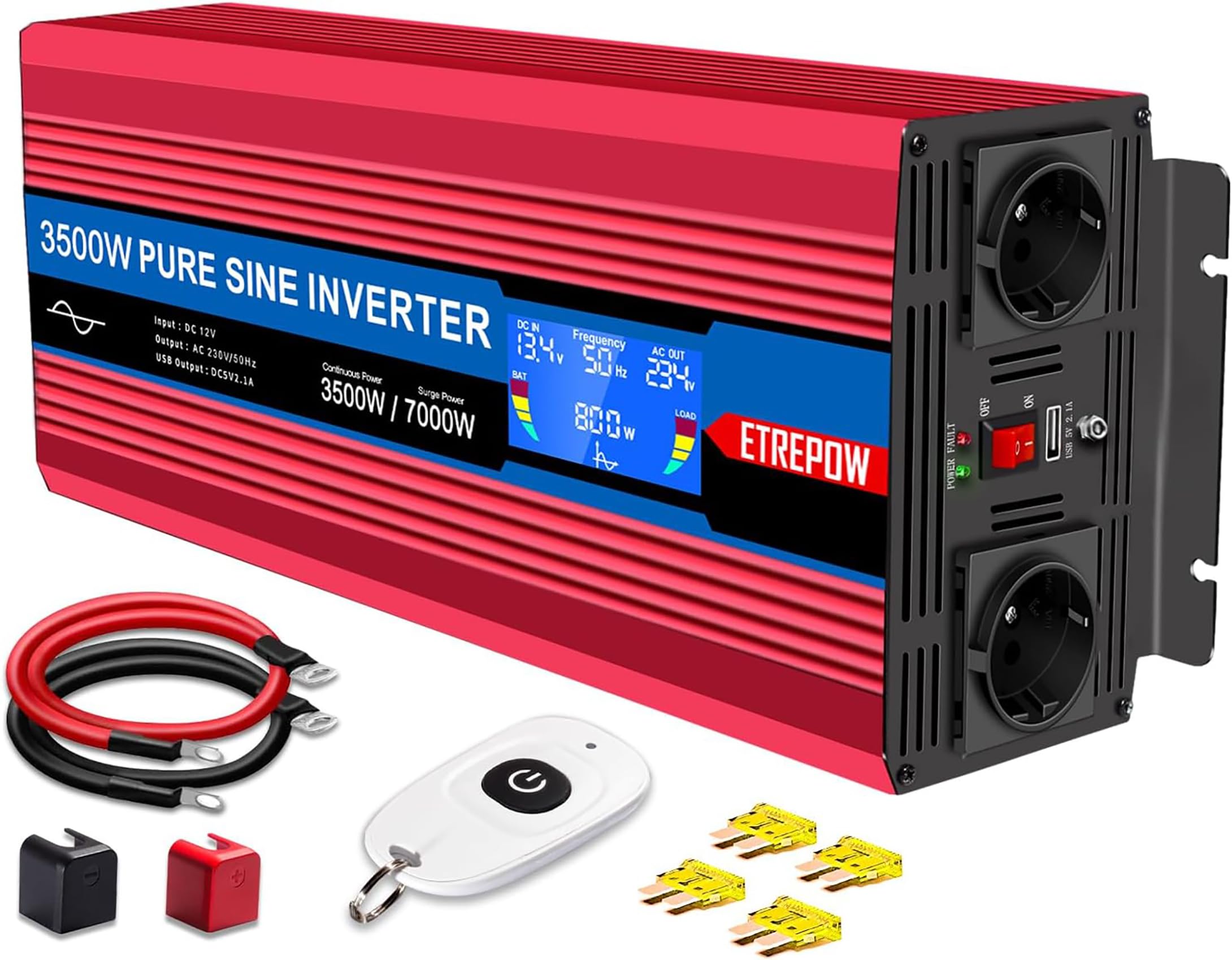 3500W convertisseur 12v 220v Pur Sinus transformateur