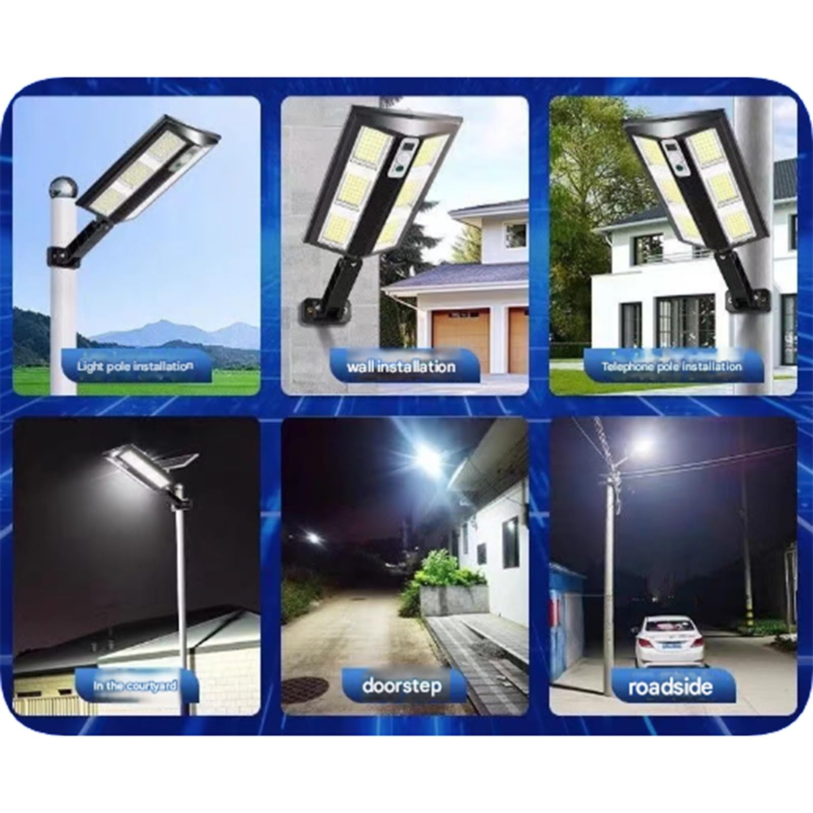 Zewnętrzne lampy uliczne, wodoodporne światło bezpieczeństwa z czujnikiem ruchu i pilotem, oświetlenie zewnętrzne do stodoły, patio, domów i na zewnątrz (2 szt. (3,5w-6V))