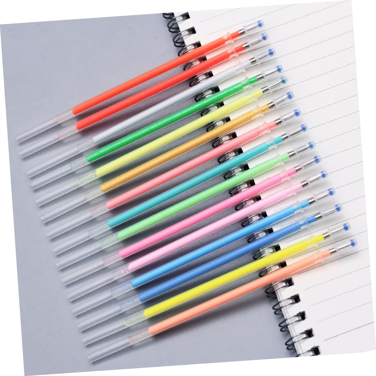 SHINEOFI 3pezzi Ricariche Gel Penne Glitterate Colorate Confezione Da Neon e Pastello Per Disegni Scrapbooking e Artigianato Inchiostro Sicuro e Fluido Per Libri Da Colorare e Diari