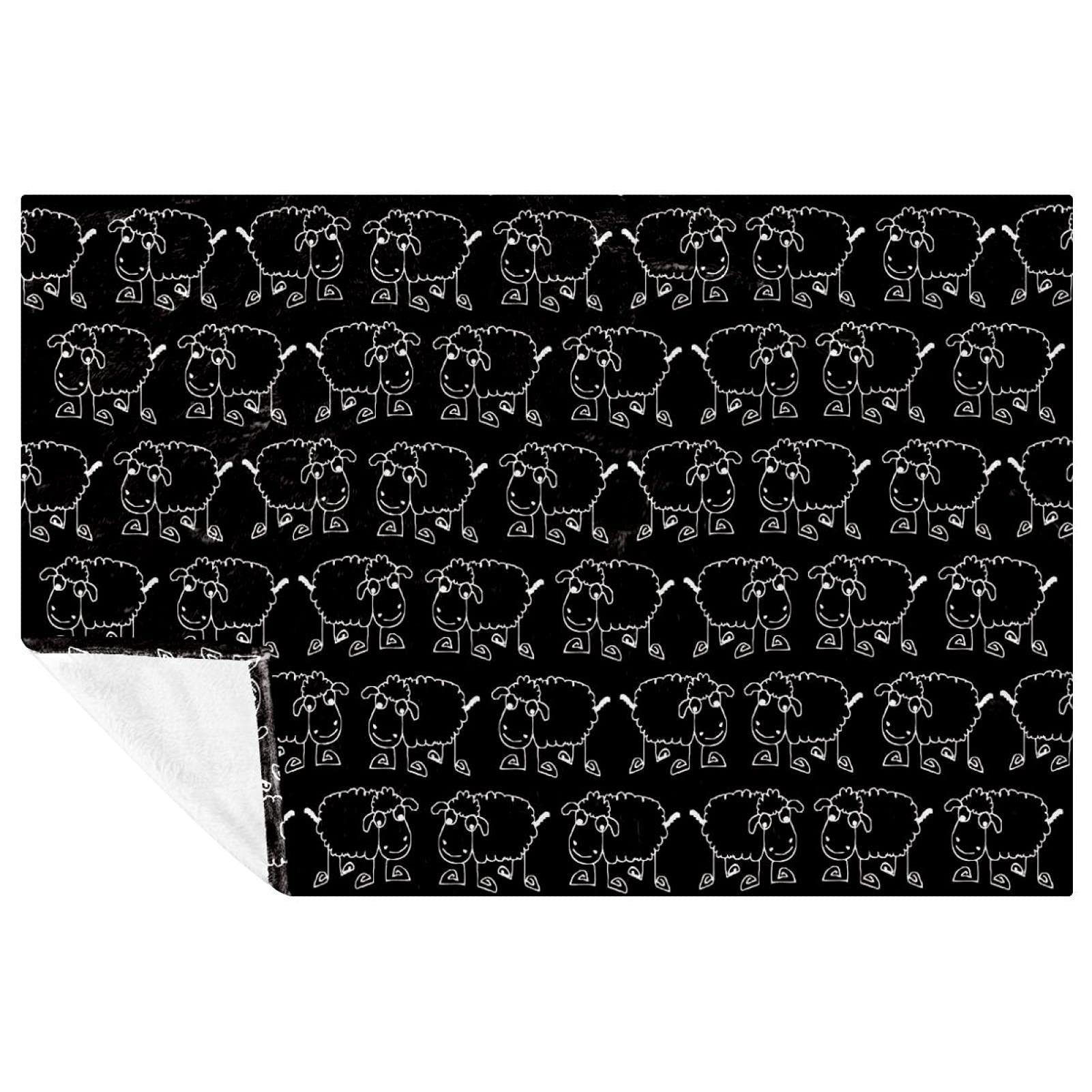 Couverture anti-froid lit canapé camping plaid mouton doux