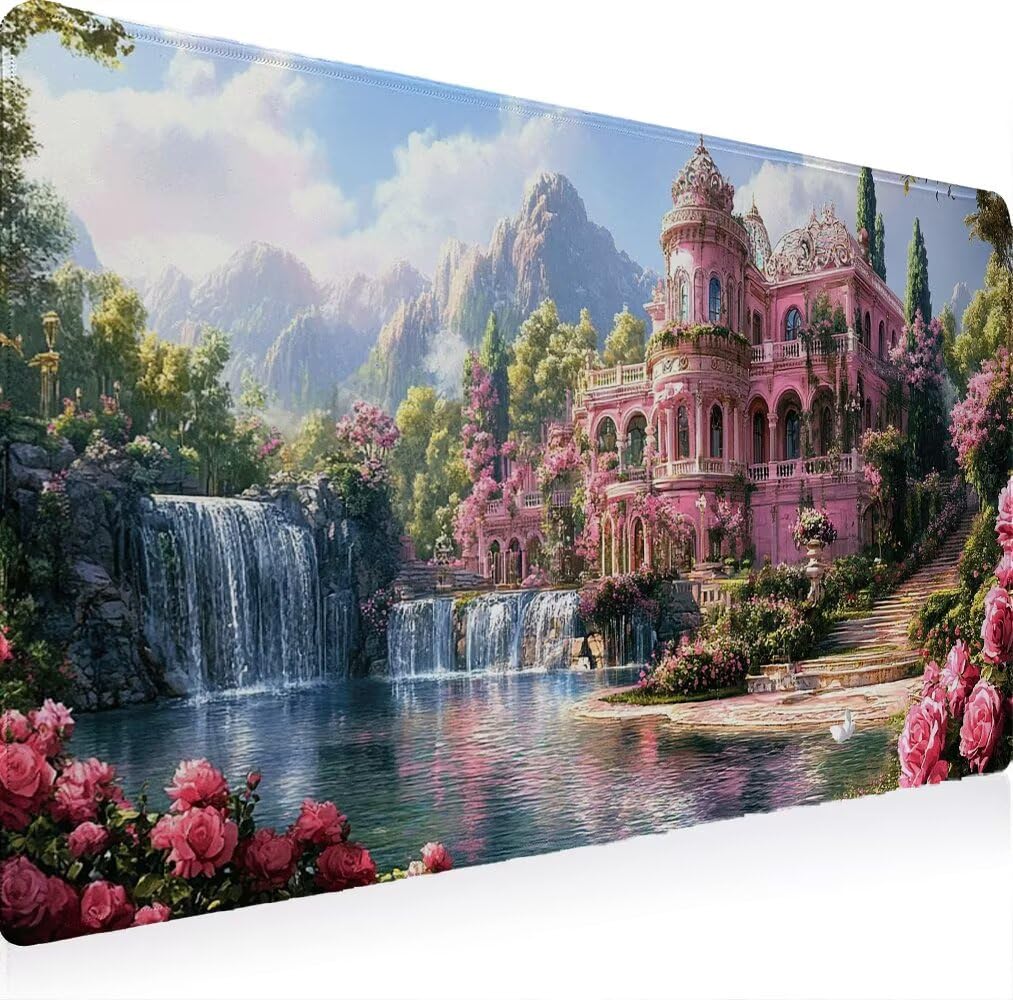 Podkładka pod mysz, podkładka pod mysz XXL 1200 x 600 podkładka pod mysz dla graczy, wodoodporna gumowa podstawa, duża podkładka pod mysz do gier na biurko zszyte krawędzie wodoodporna antypoślizgowa