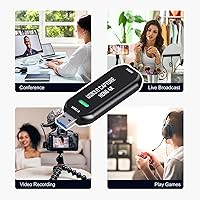 Vista 7 de Cam Link 4K, tarjeta de captura HDMI USB 3.0, tarjeta de captura de cámara externa para DSLR, videocámara, cámara de acción como cámara web