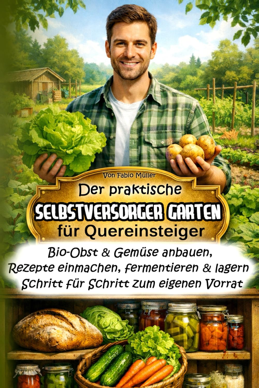 Der praktische Selbstversorger-Garten für Quereinsteiger: Bio-Obst & Gemüse anbauen, Rezepte einmachen, fermentieren & lagern – Schritt für Schritt zum eigenen Vorrat