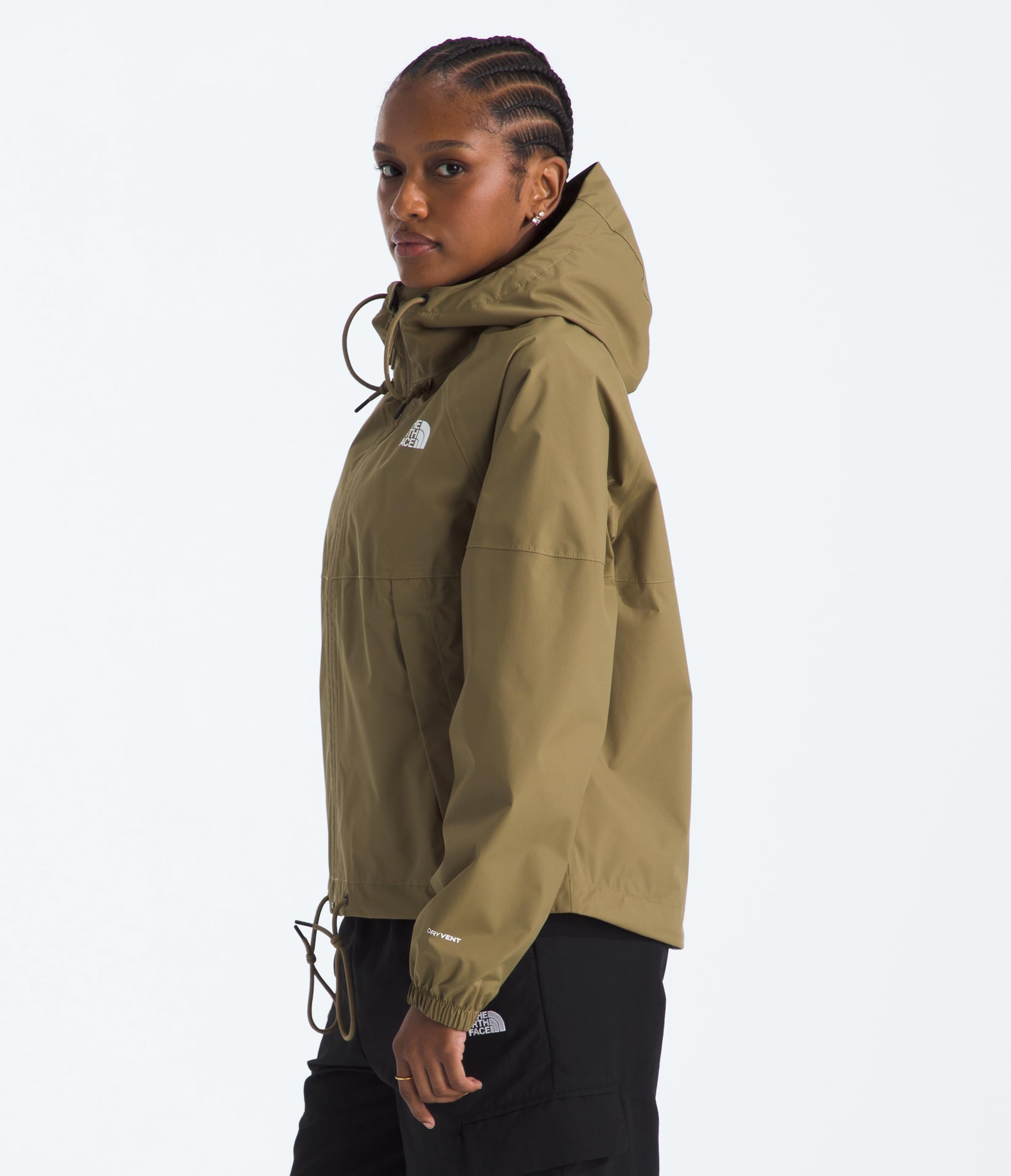 The North Face - Giacca a vento con cappuccio Antora da donna - Impermeabile, Antivento, Traspirante - Tessuto DryVent - Materiali Riciclati
