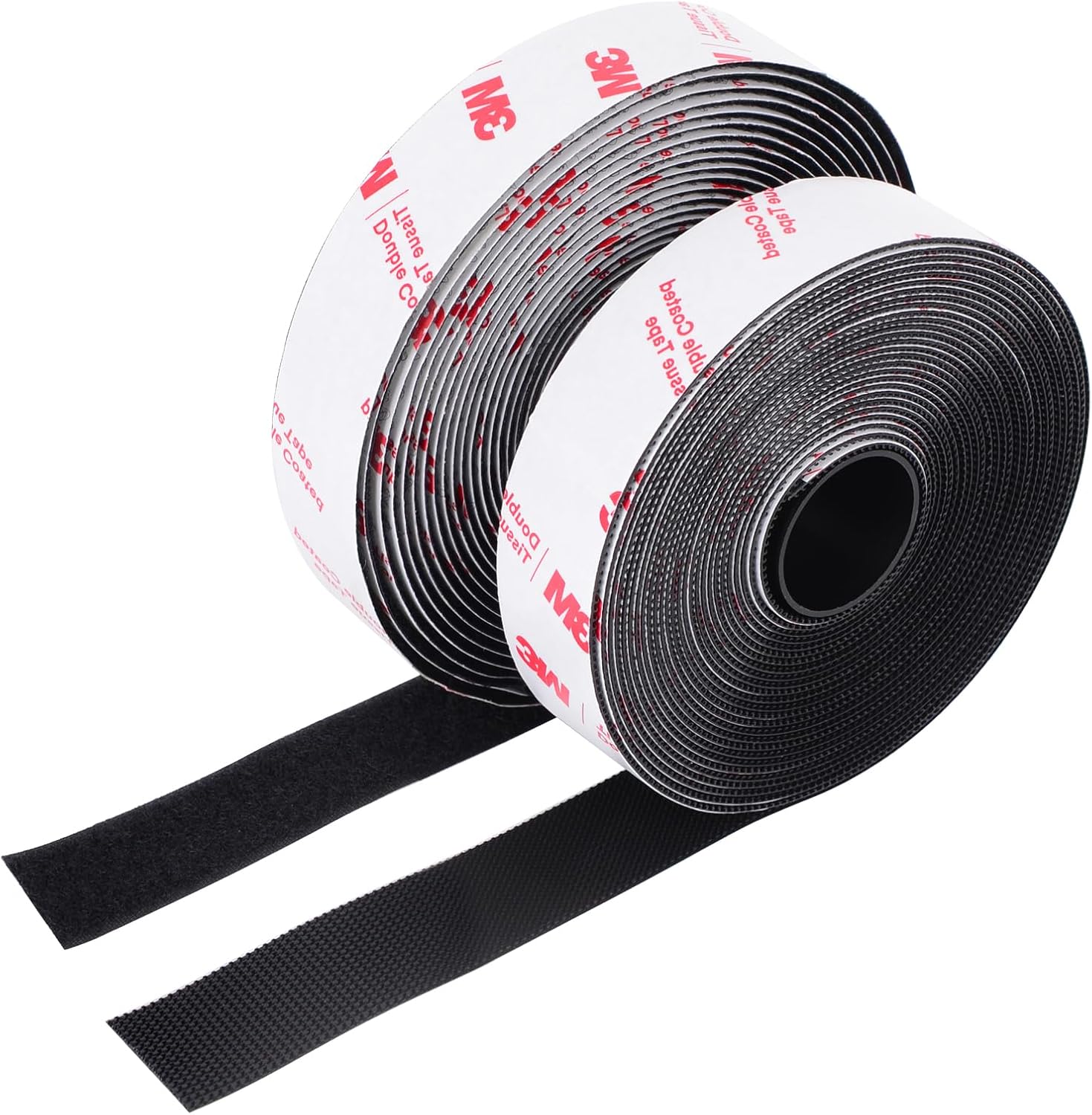 Hook and Loop Tape 1in x 20ft, Mounting Tape Heavy Duty Adhesion