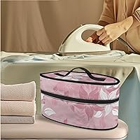 Vista 3 de Juego de funda para tabla de planchar con funda organizadora de hierro, 17 x 49 pulgadas, resistente al calor, 3 correas de sujeción ajustables