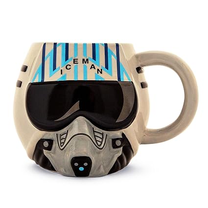 Top Gun: Maverick Iceman Helmet Sculpted Ceramic Mug | Holds 20 Ounces