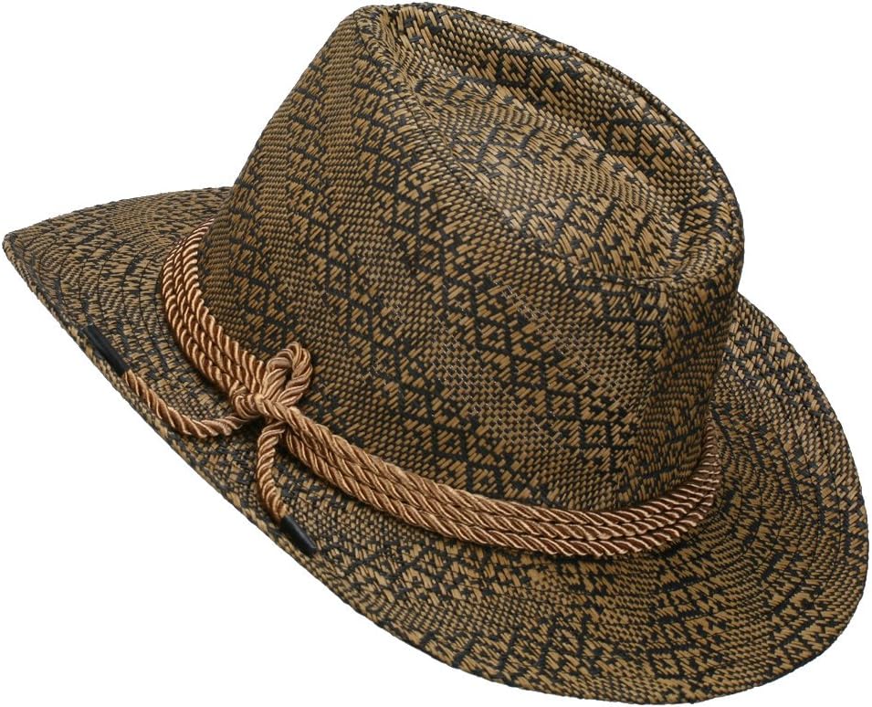 Men's Mix Braid Large Brim Fedora