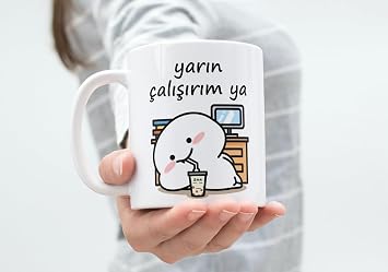 I'll Work Tomorrow Funny Mug Cup Funny Written Gift Tea Coffee Cup