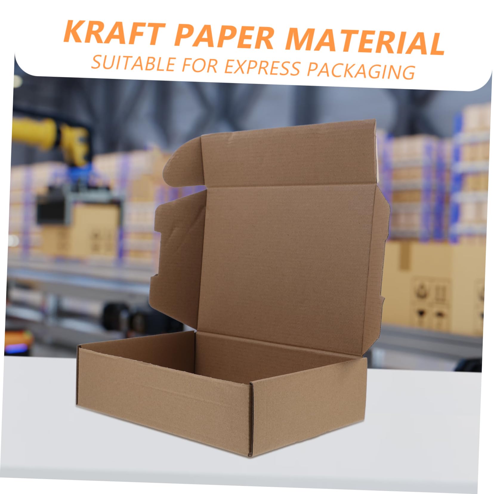 DOITOOL 25 Cajas de Embalaje de Papel Marrón para Envío sin Rebabas Función Antivibración, Ideales para Negocios Pequeños y Embalaje Seguro