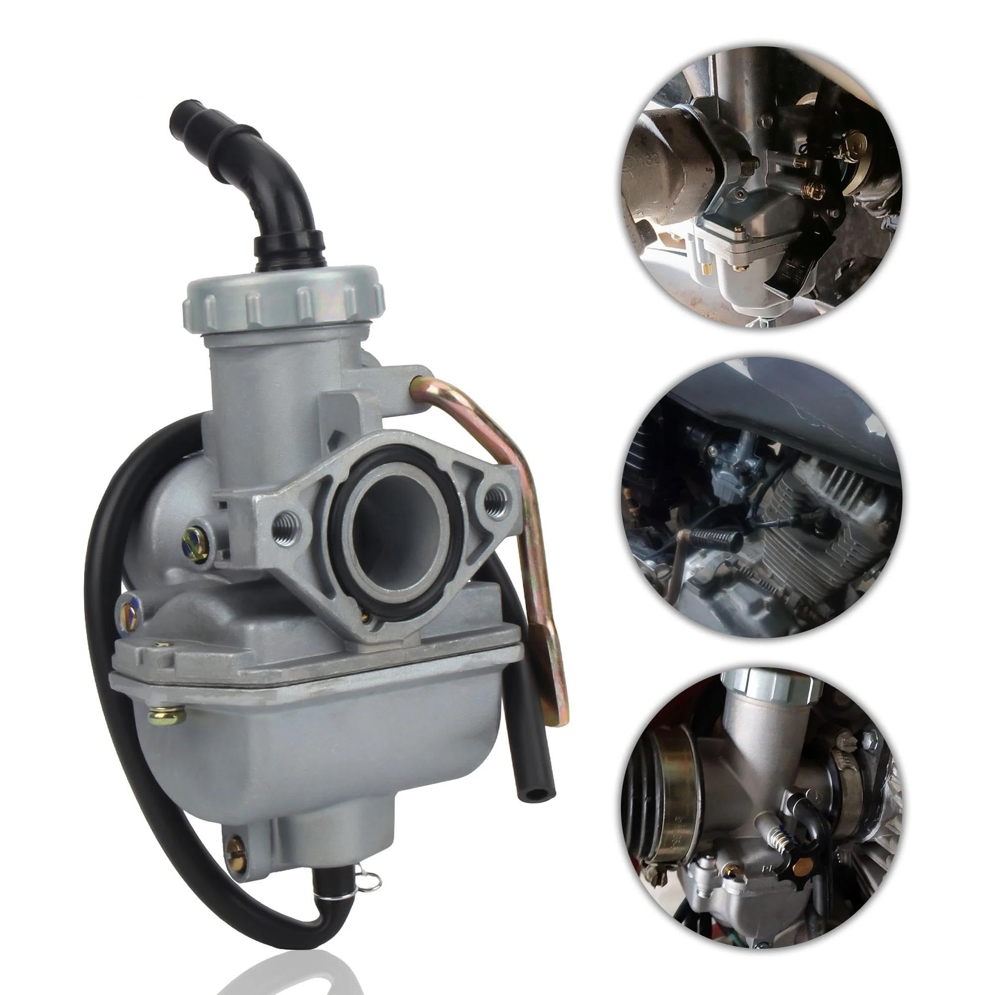 Carburador Repuesto para CRF50F para CRF80F para Piezas Motor XR50R Carburador Motocicleta PZ20 50Cc 70Cc 90Cc 110Cc 125Cc Motor 4 Tiempos(Set)