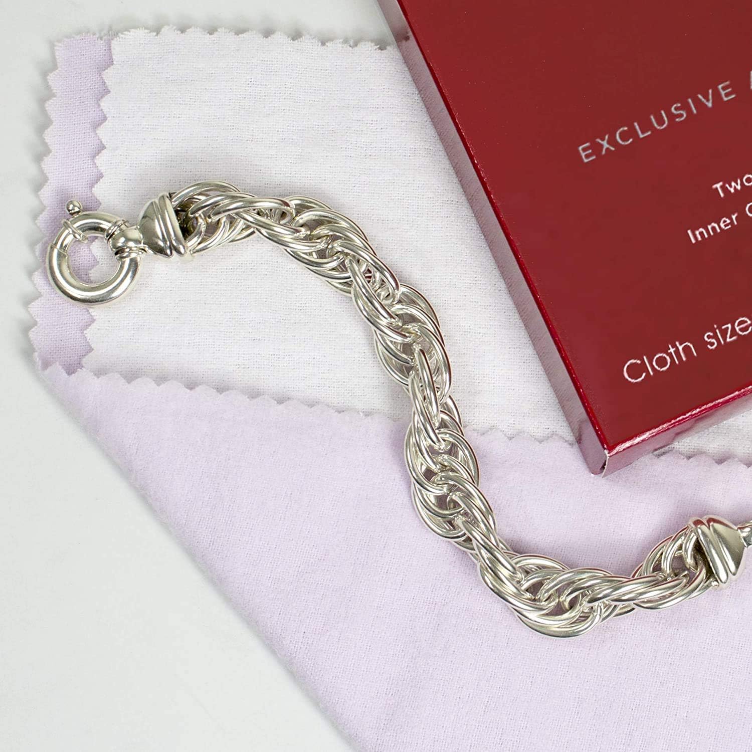 CONNOISSEURS Silver Jewelry Cleaning Kit - Includes Dip-in Solution, Silver Polishing Cloth and Diamond Dazzle Stik for Stones, mounts and Settings. Bundle of 3 Items.: Clothing, Shoes & Jewelry