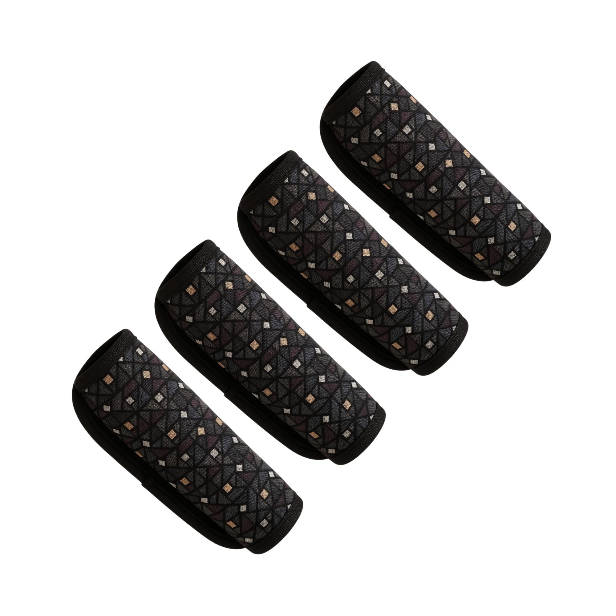 BOAWELA 4Pc Soft Comfortable Neoprene Luggage Handle Wrap Grip Identifier Stroller Grip Protective Cover Travel Bag Luggage Suitcase-picture-39