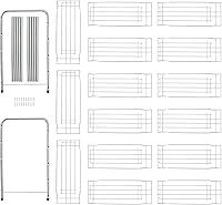 Vista 7 de Rice rat Organizador de latas para despensa, dispensador de almacenamiento de latas para alimentos enlatados (5 niveles)