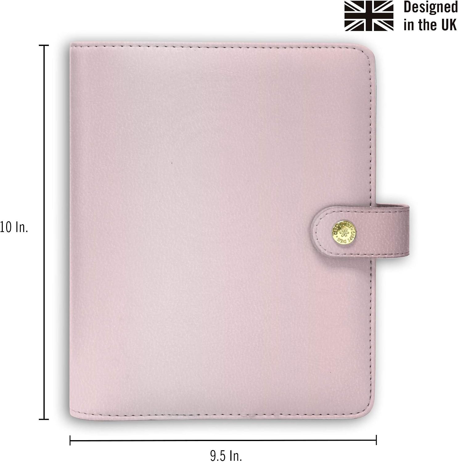 Pukka Pad, Carpe Diem Set of A5 Planner with Undated Inserts, 10 X 9.5 X 2 Inches and Matching Metal Gel Pen in a Giftbox, Ballerina Pink