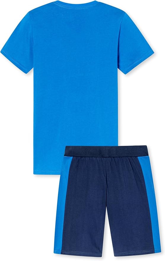 Pigiama Corto Ragazzo - Maglia E Bermuda 100% Cotone, Grigio, Taglia 176cm - Foto 8