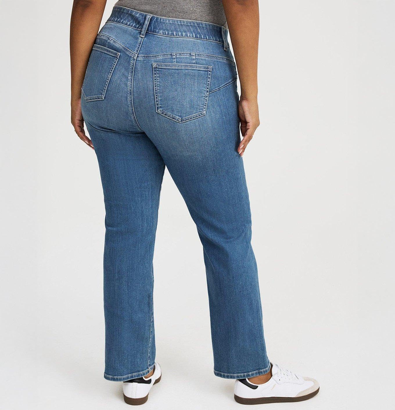 Torrid Women's Plus Size Bombshell High-Rise Straight Jean