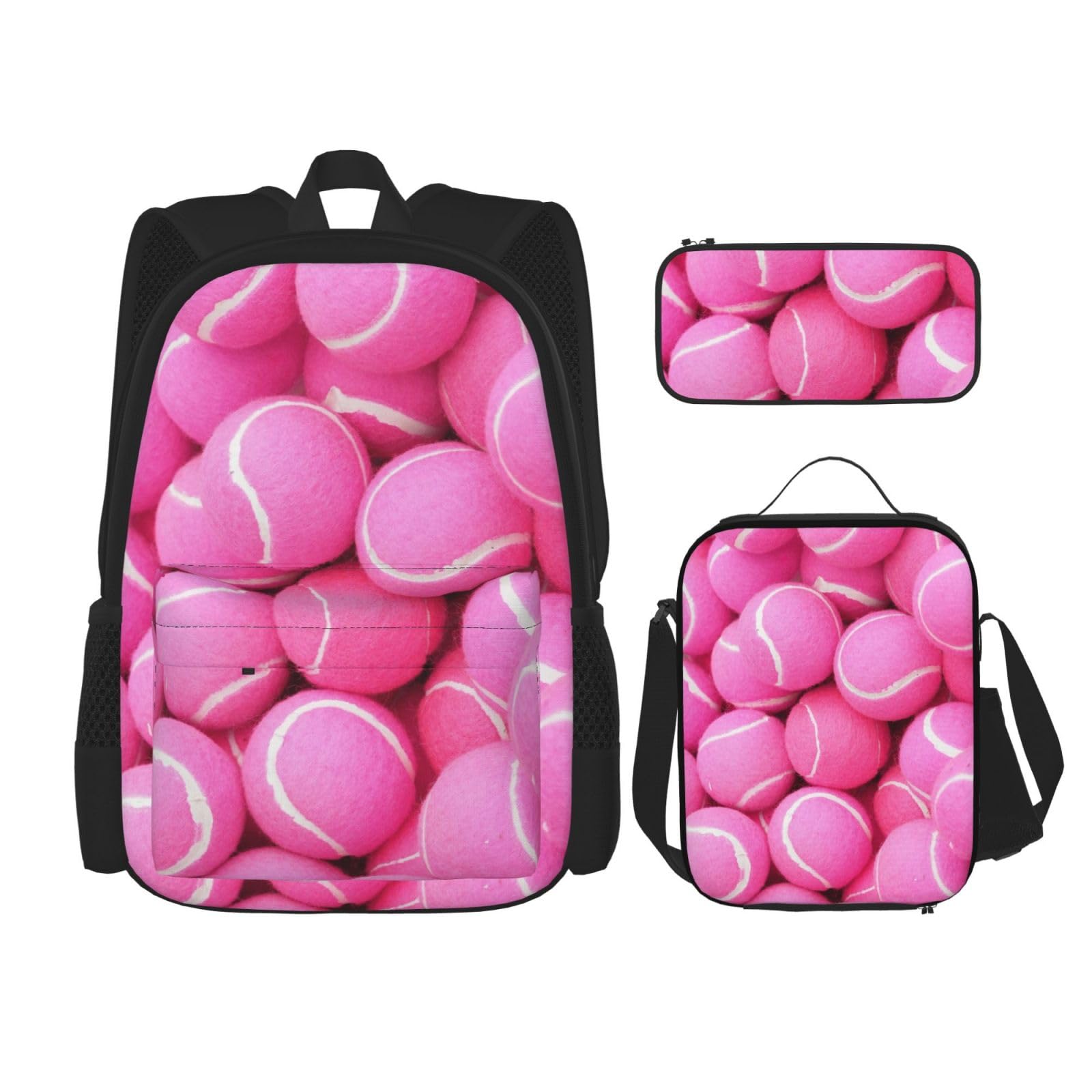 Sac à dos résistant à l'eau OdDdot avec lunch bag imperméable rose - 8