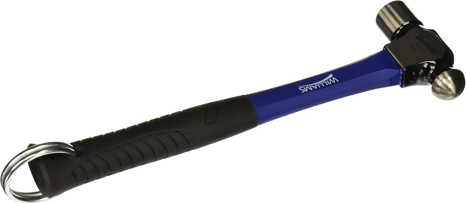 Williams 20542-TH Tools at Height Ball Peen Hammer with Fiberglass Handle, 8 oz
