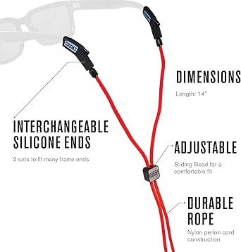 Chums 3MM Ripcord Rope Sunglasses Retainer & Glasses Neck Strap