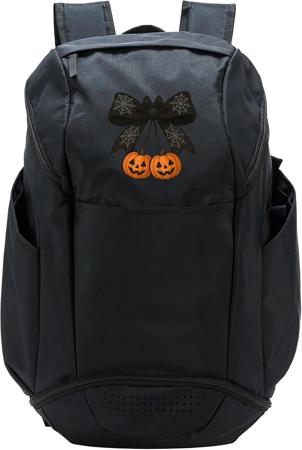 Halloween Pumpkin Cherries Coquette Bow Spooky Ghost Bow Sport Backpack