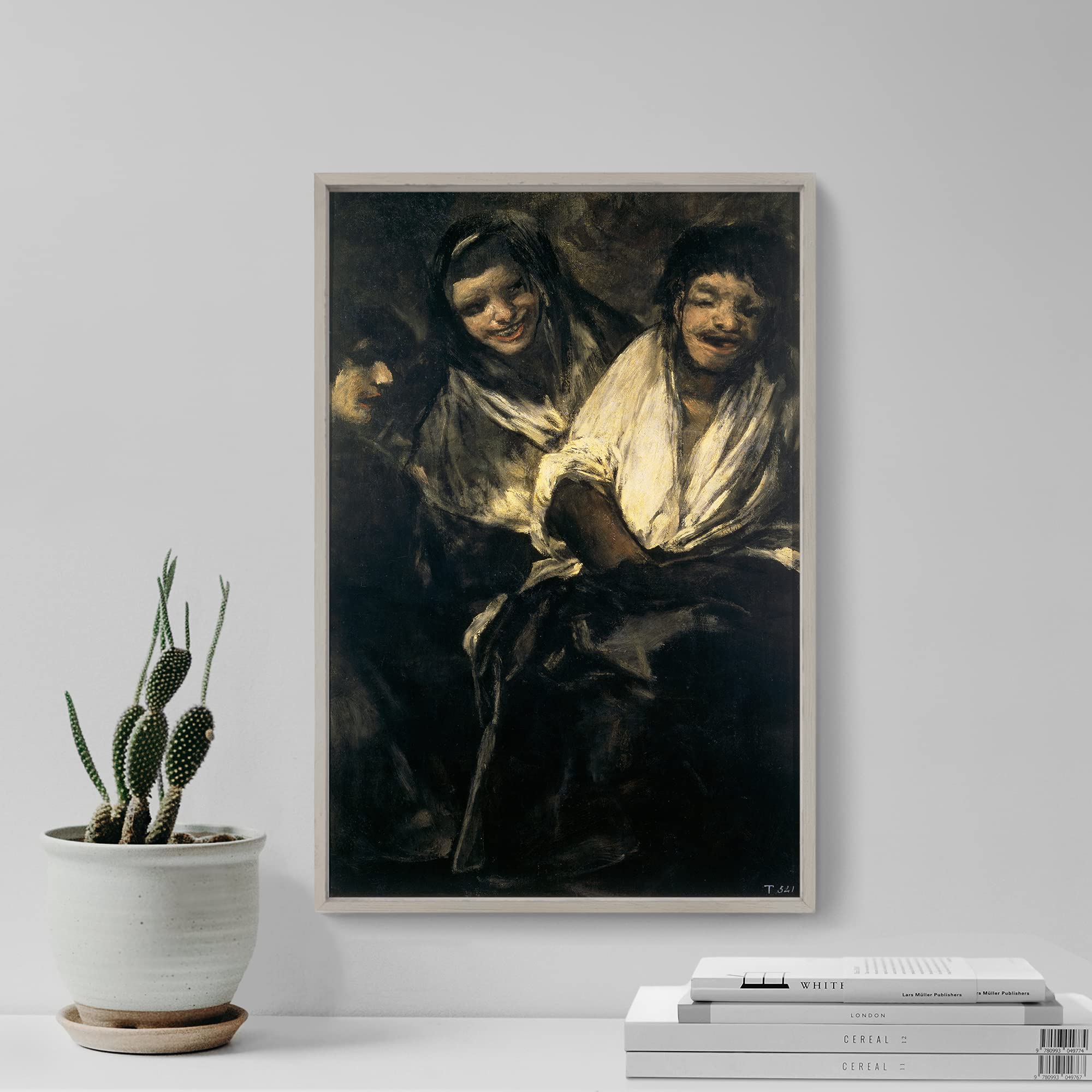 Amazon.com: Textured Paper - Francisco Goya - Man Mocked by Two