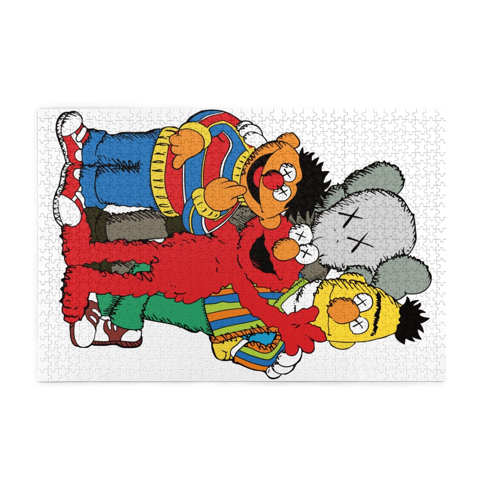 Amazon.co.jp: 1000ピース ジグソーパズル セサミストリート 木製