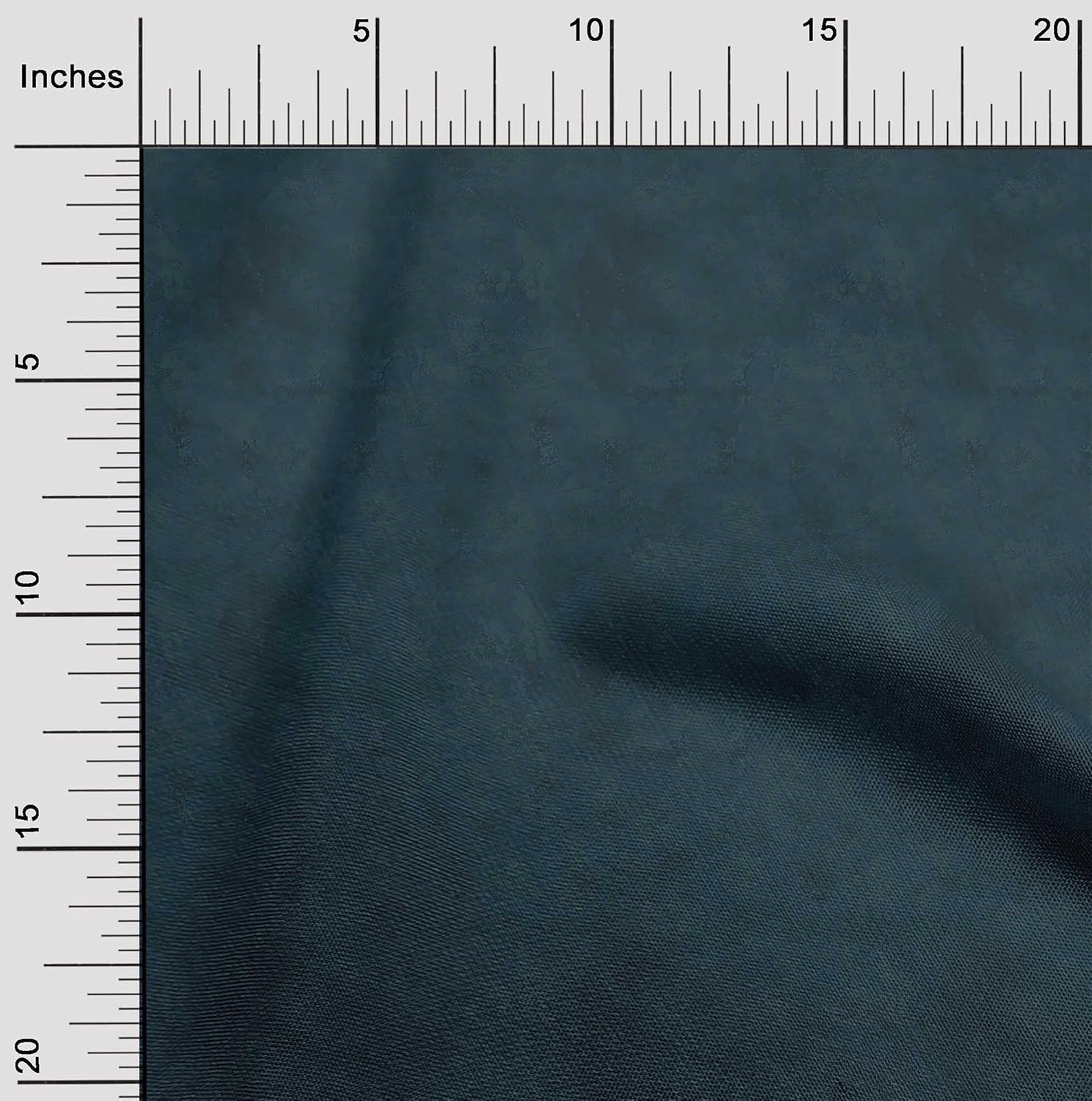 oneOone Polyester Spandex Dark Teal Blue Fabric Texture DIY Clothing Quilting Fabric Print Fabric by Yard 56 Inch Wide