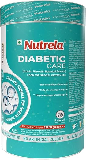 Nutrela Diabetes Protein Powder For Adult - 400 gm | Pack of 1