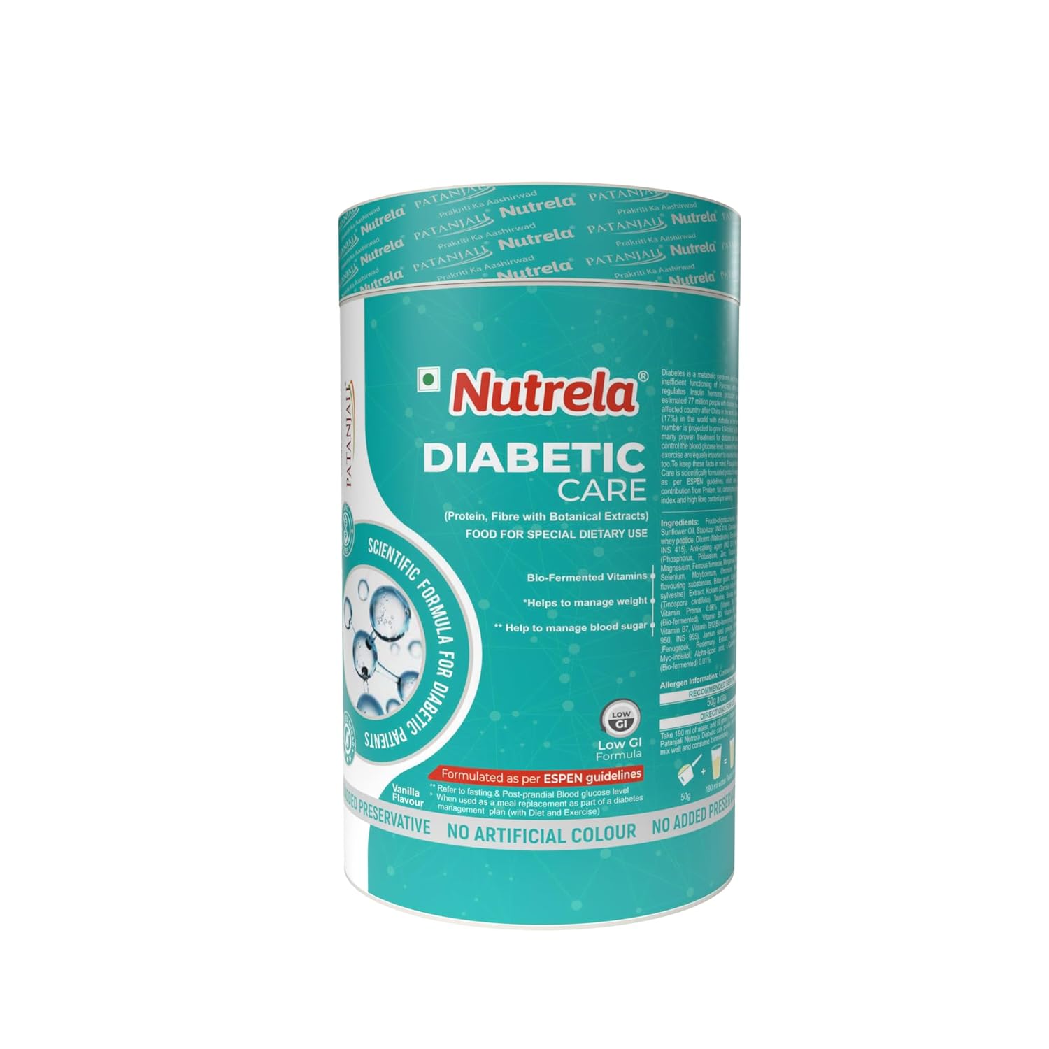 Nutrela Diabetes Protein Powder For Adult - 400 gm | Pack of 1