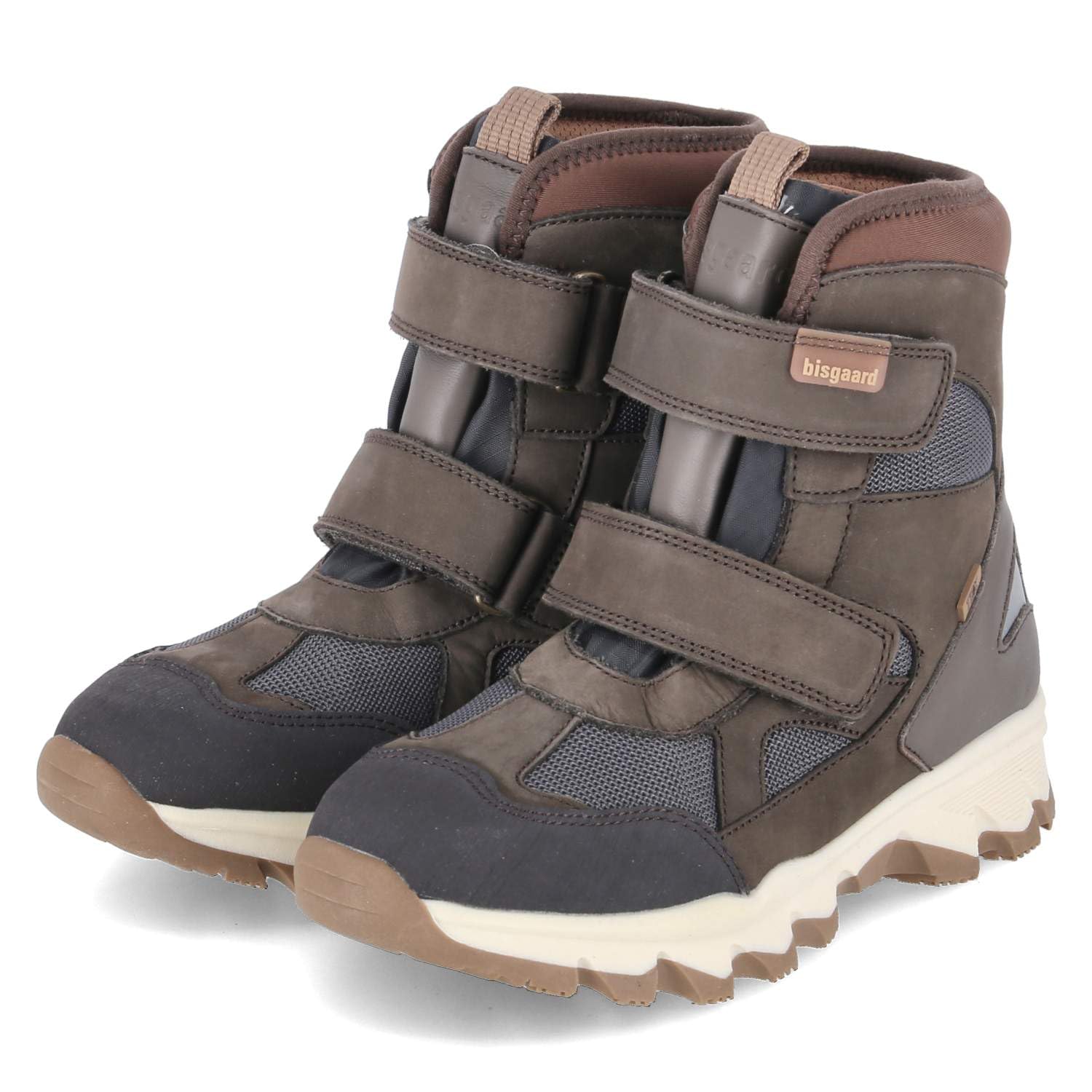 Bisgaard 64203.224 2033 Schlupfstiefel Leder & Textil Unisex in grün-kombi