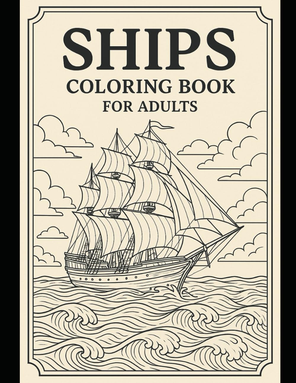 ships coloring book for adults