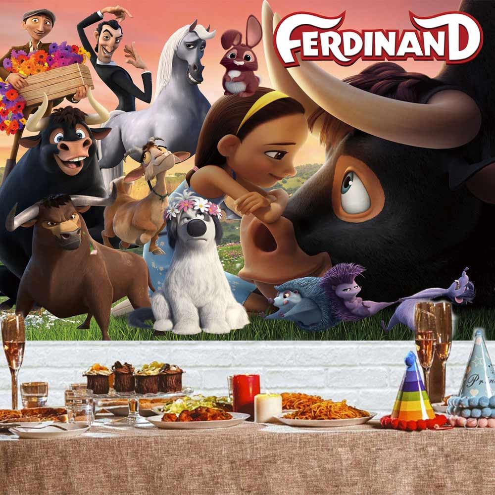 Cartoon-Bauernhoftier-Hintergrund – 2,1x1,5 M, Vinyl, Für Fotografie & Partydekoration