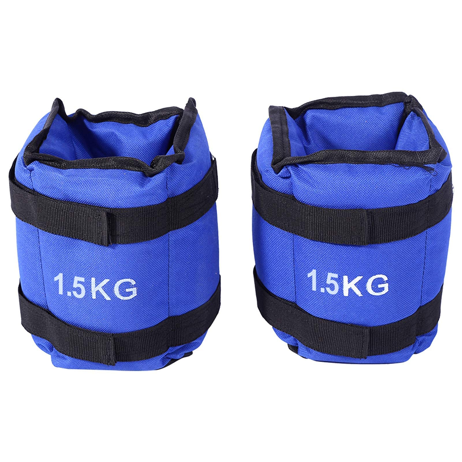 Set di 2 pesi per caviglia, 2 pesi per braccia da 1,5 kg, pesi da polso, pesi da corsa regolabili, set di varianti di peso per il movimento fitness corsa ginnastica