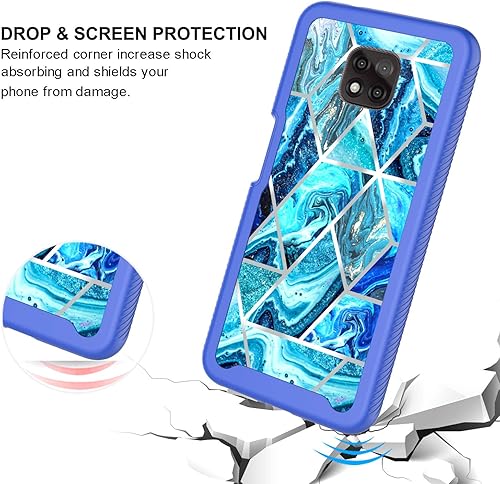 Miniatura 6 de Funda para Moto G Power (2021), diseño de Moto G Power 2021, a prueba de golpes, de doble capa de armadura protectora para niños, hombres, niñas,