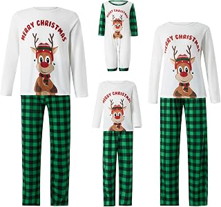Christmas Matching Family Pajamas Sets, Matching Sets Christmas PJs for Family Pajamas