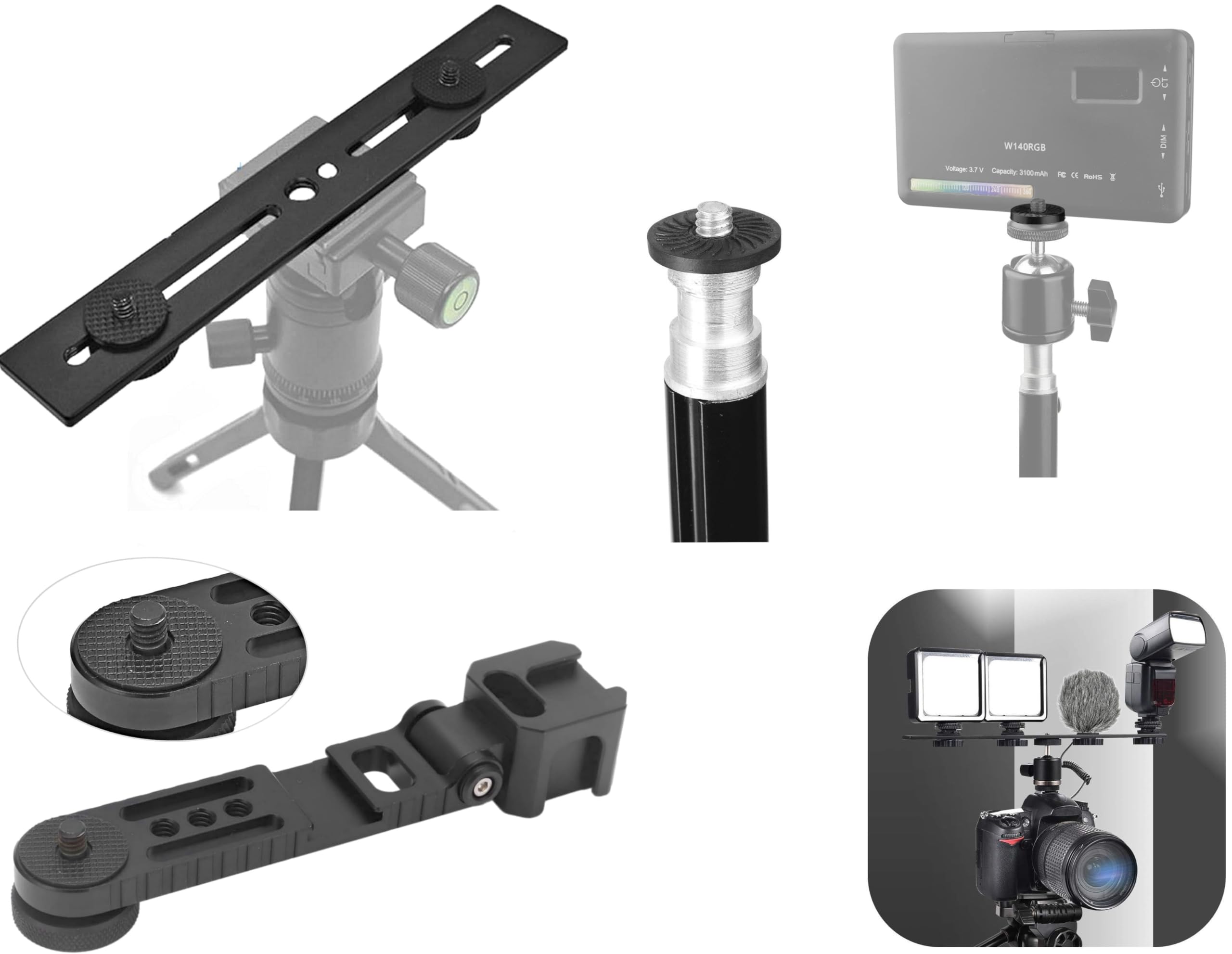 Amazon | 1/4インチ カメラネジ用 1/4 inch スペース アダプター