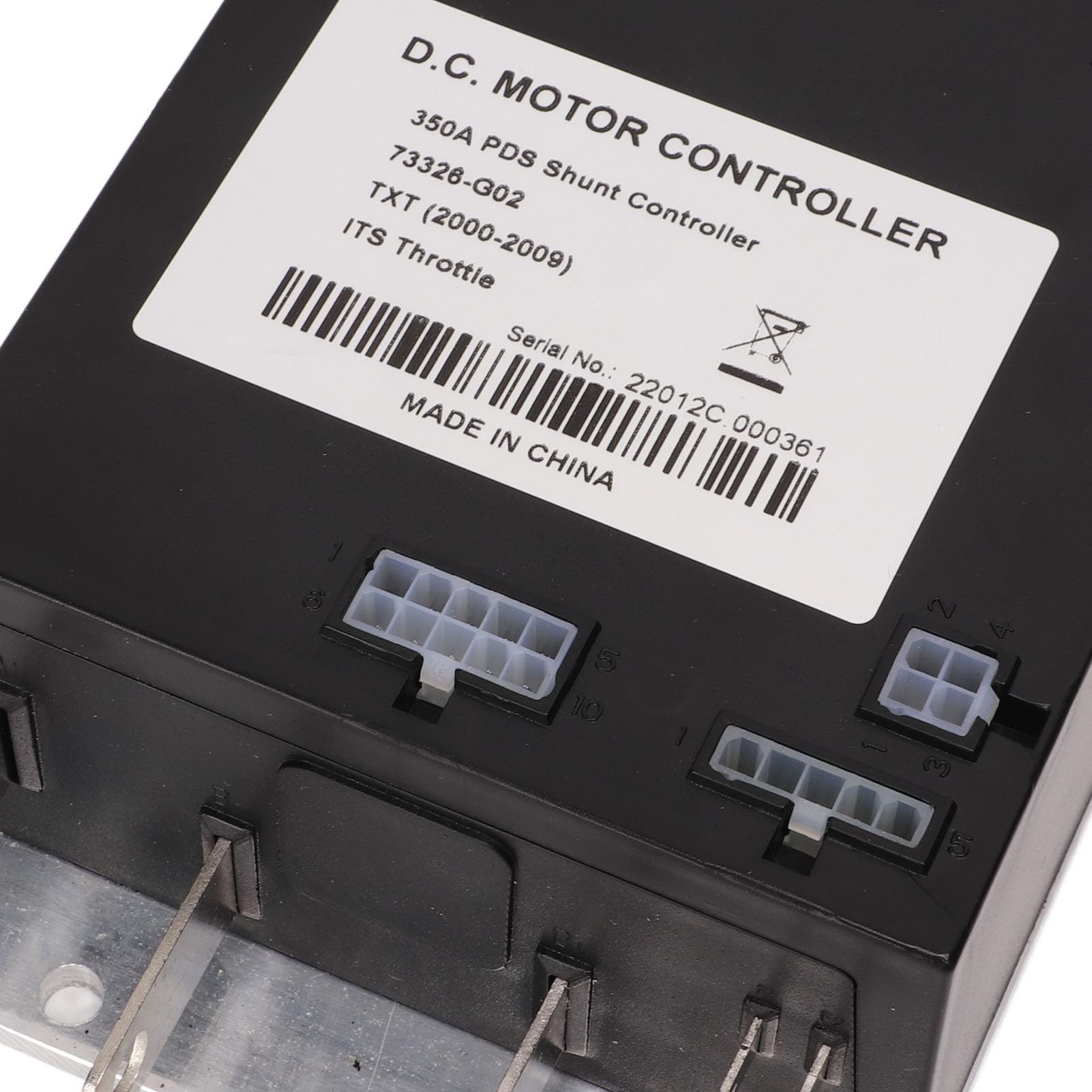 Schwarz 73326G07 Motor Controller, 36V 350A, Ersatz für EZGO TXT Electric PDS Cart 2000-2009