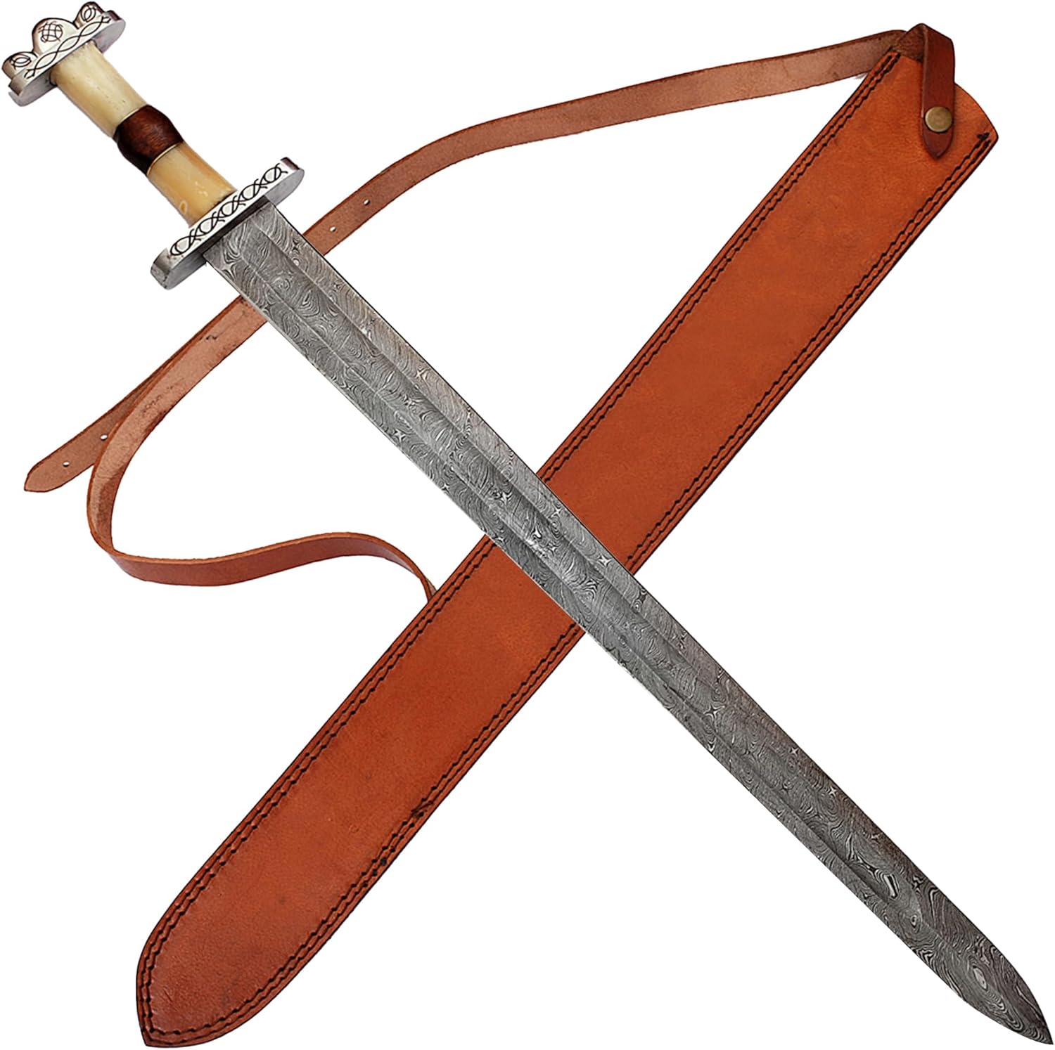 Armory Replicas™ Full Tang Viking & Anglo-Saxon Damascus Steel Swords Collection