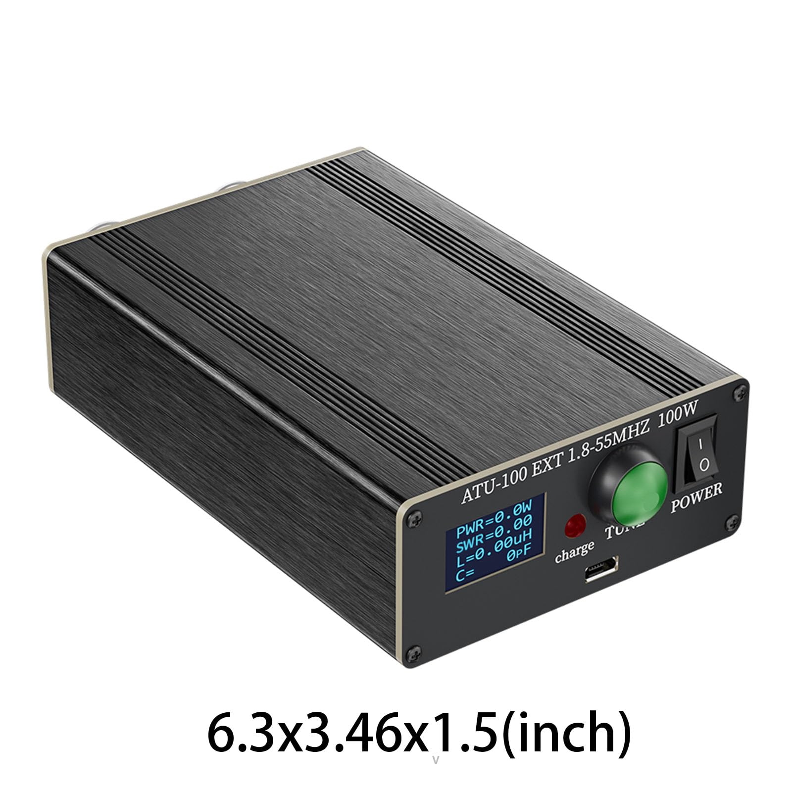 ATU-100 Pro+ Sintonizzatore automatico di antenna 1.8-55MHz Antenne multifunzione Sintonizzatori antenne ricaricabili sintonizzatori per mini apparecchiature radio