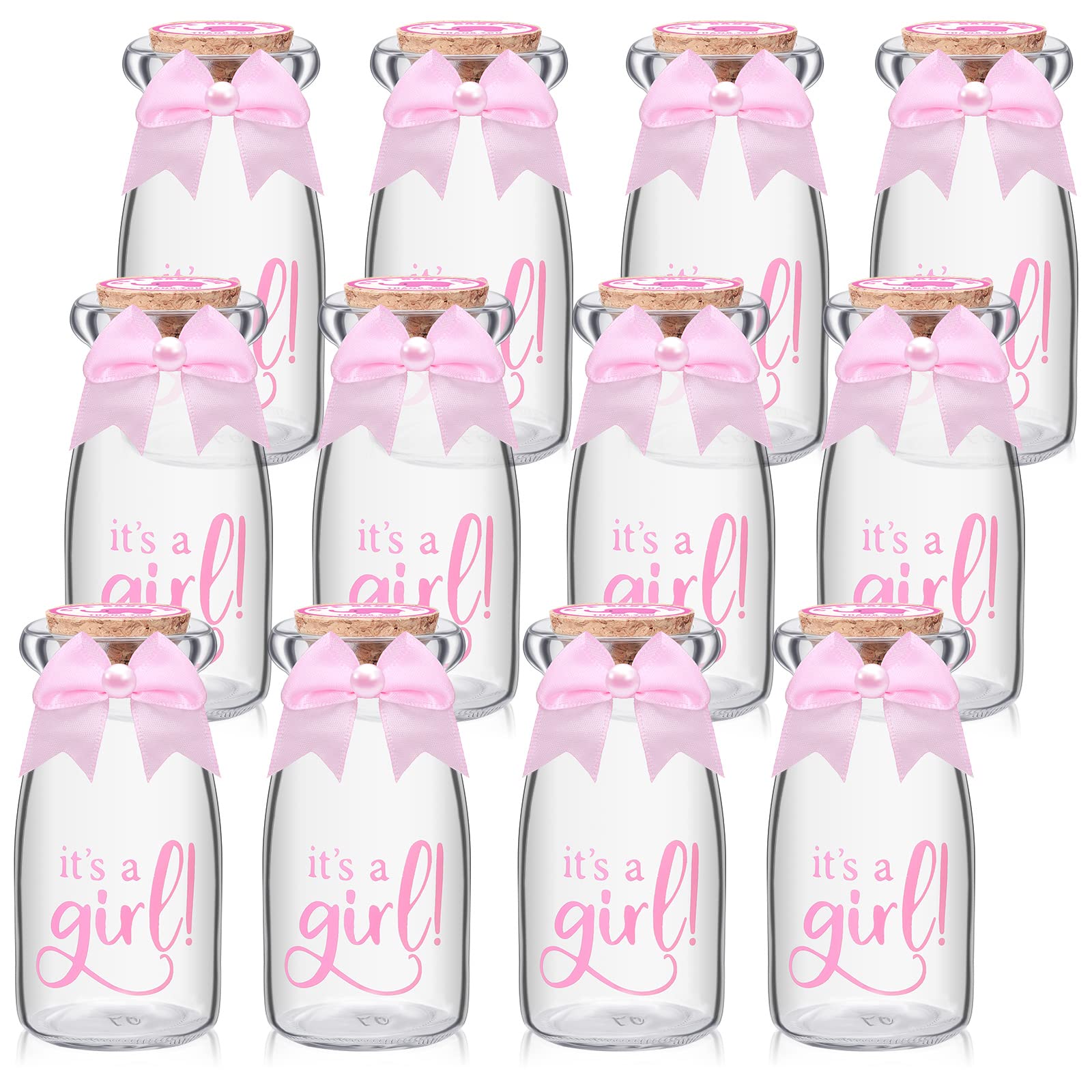 Buy Vintage Milk Favor Jar DIY Baby Shower Party Favor Bud Vase Milk