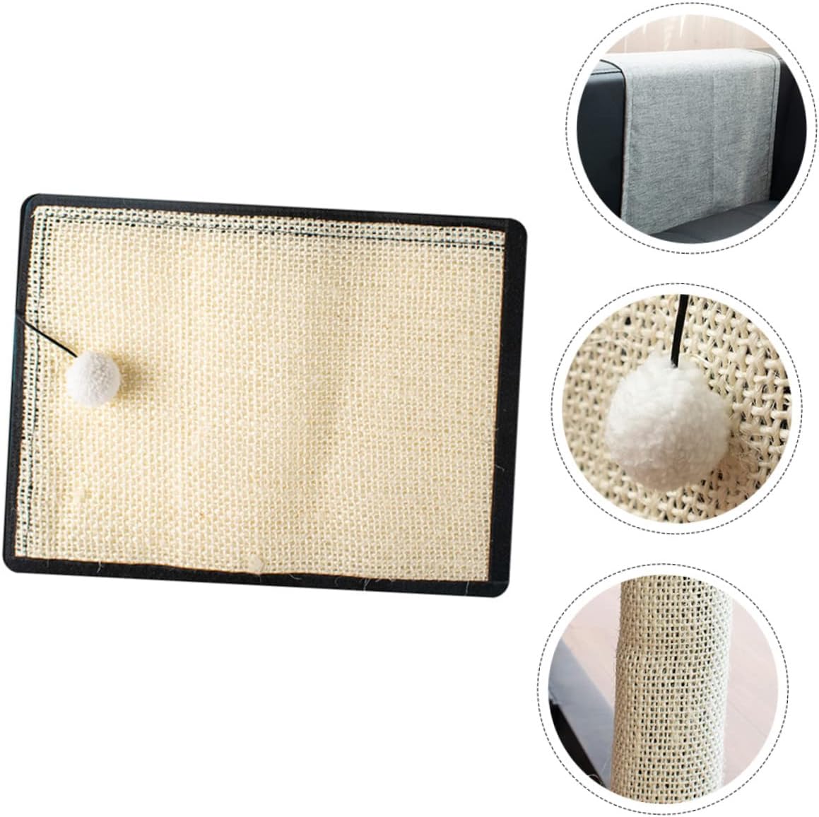review BESPORTBLE Sofa Protection Pad Khaki Toys for Cats Indoor Cat+Toys Cats Toy Cat Exercise Cat Scratcher Cat Furniture Scratcher Household Sisal Mat Cat Toy Kitten Cat Scratching Post