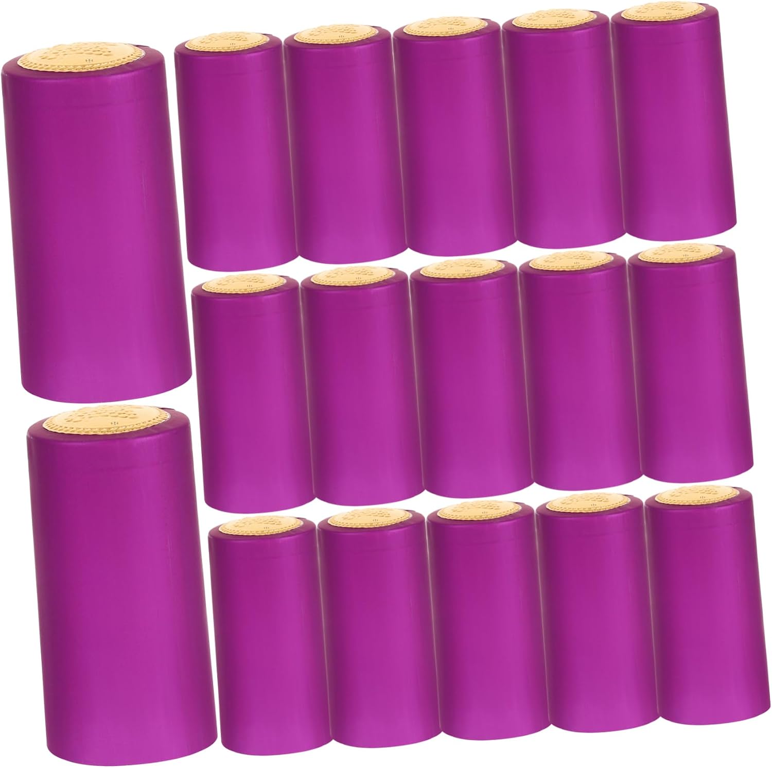 200pcs Plastic Heat Shrink Wine Bottle Covers for Cork Removal