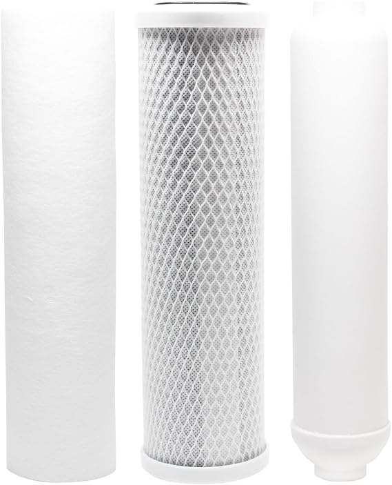Replacement Filter Kit for Puromax PC4 RO System Includes Carbon