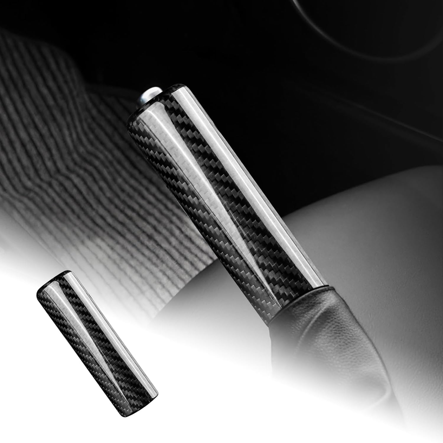 AIRSPEED Carbon Fiber Car Handbrake Cover Replacement Parking Brake Levers for 2006-2015 Mazda MX-5 Accessories