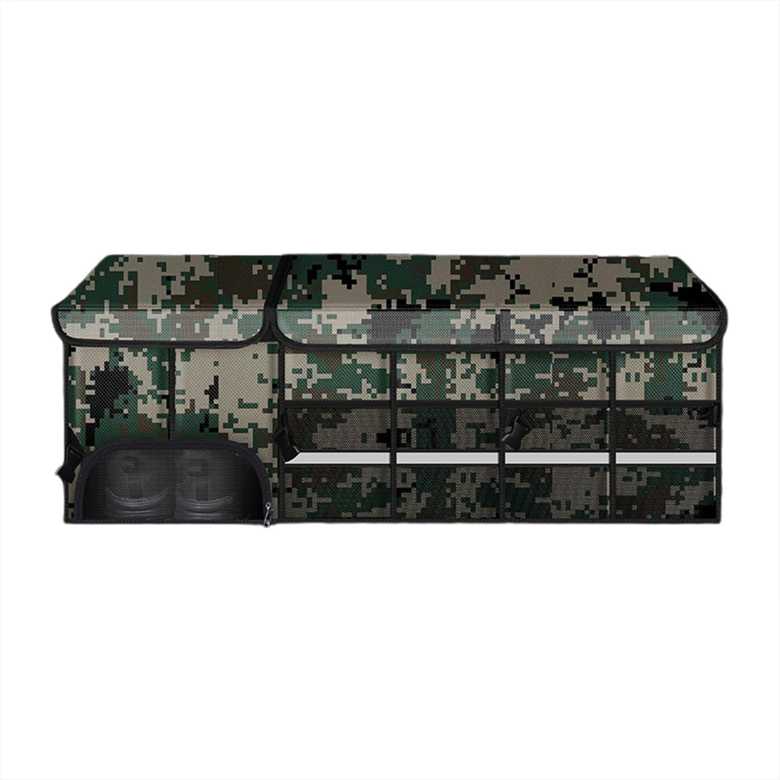 Scatola portaoggetti per bagagliaio per auto, organizer pieghevole per | Scatola portaoggetti portatile con maniglia, organizer in tessuto