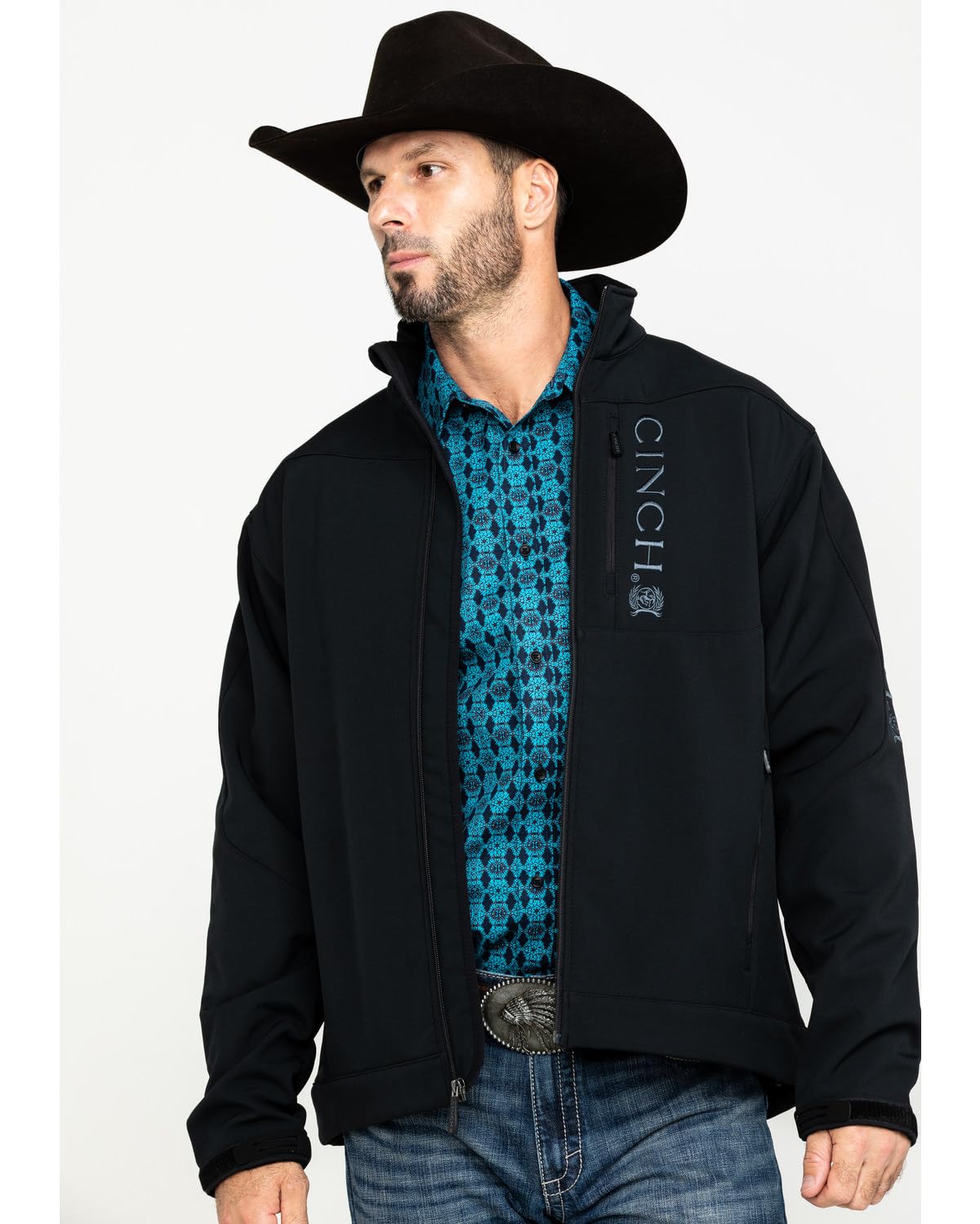 Cinch Mens Bonded Softshell Jacket product thumbnail 4