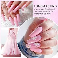 Vista 3 de Saviland Polvo acrílico rosa – Polvo de uñas acrílico de color profesional de 1 oz, polvo acrílico de color para extensión de uñas, tallado de arte