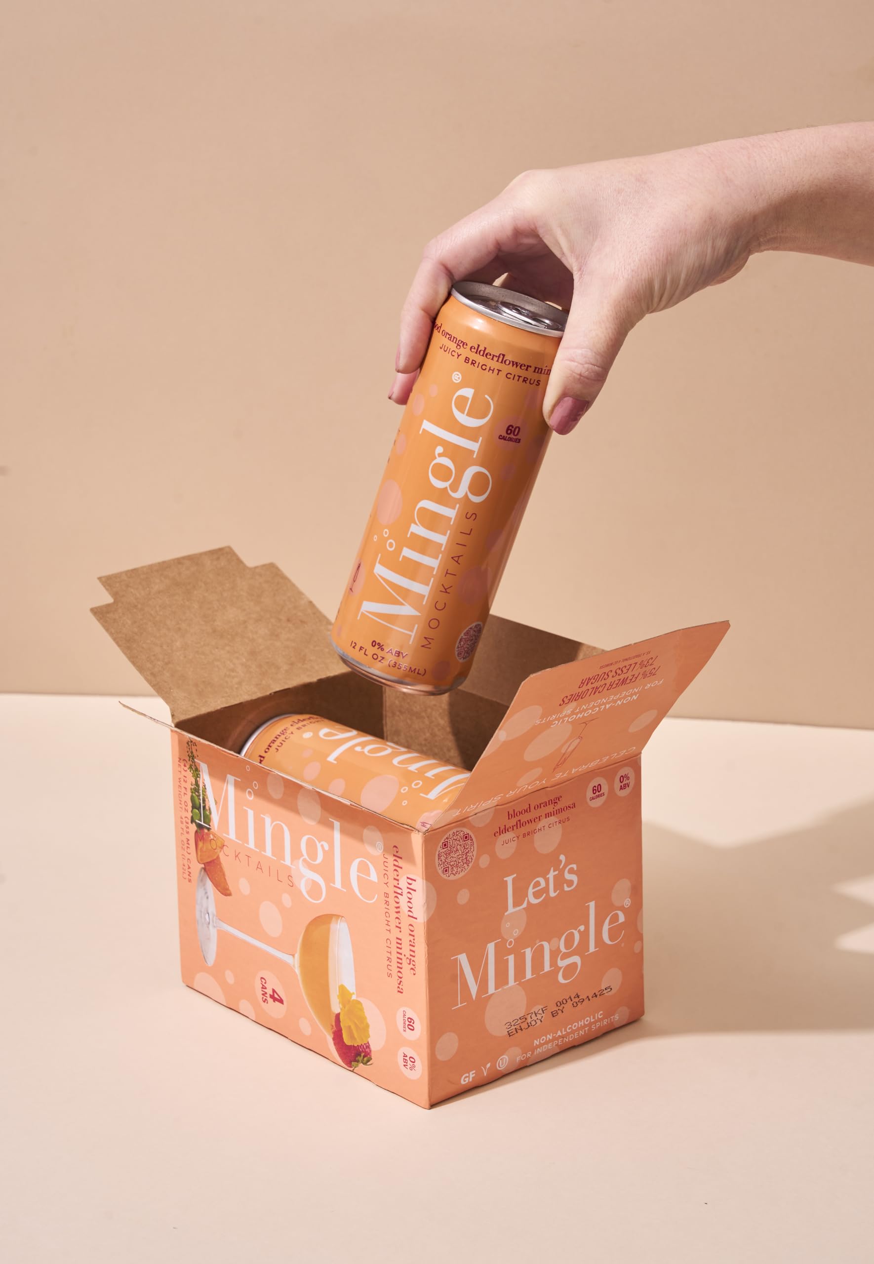 Amazon.com: Mingle Mocktails Blood Orange Elderflower Mimosa, Non